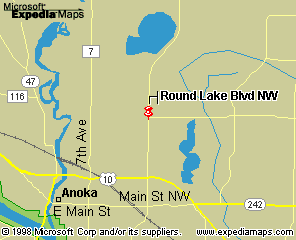 USA Karate Anoka Location Map