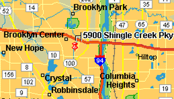 USA Karate Broolklyn Center Location Map