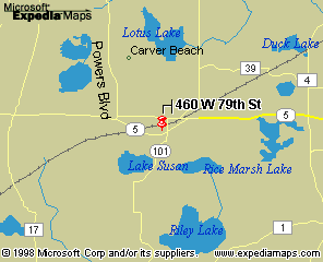 USA Karate Chanhassen Location Map